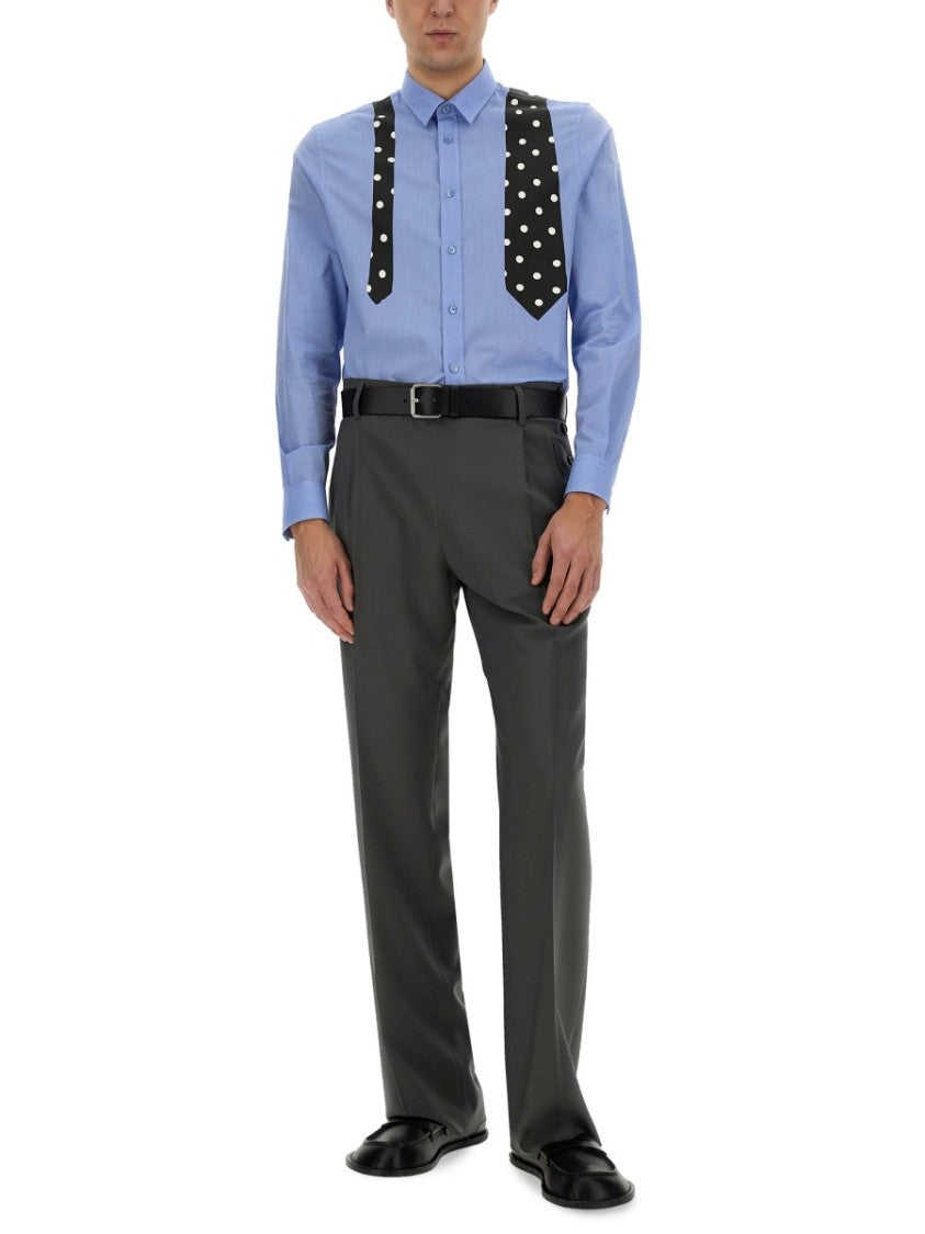 Moschino Tailored Grey Wool Pants