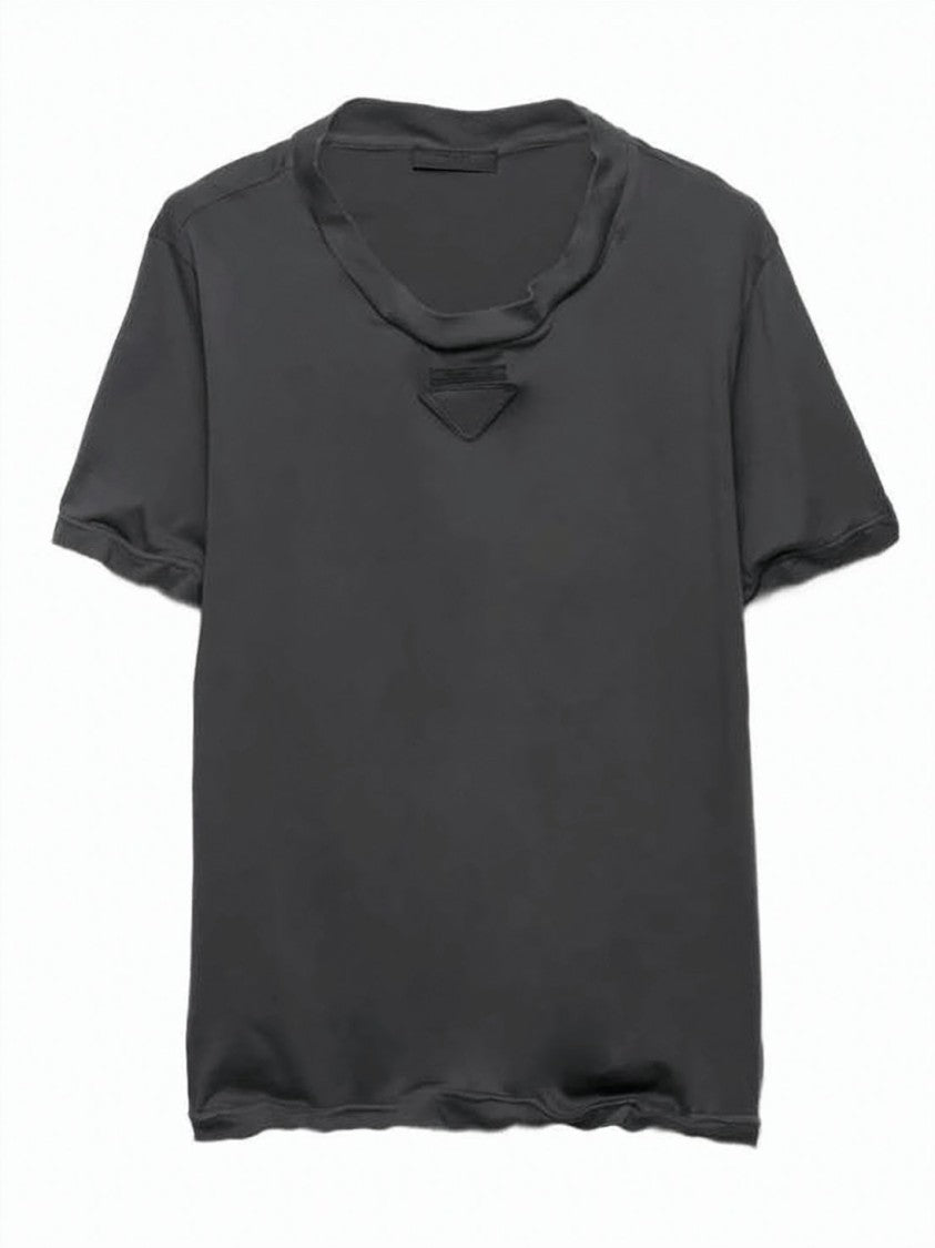Prada Relaxed Fit Black T-Shirt