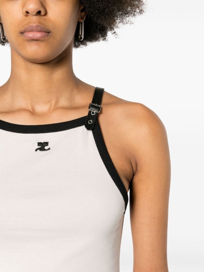 Courrèges Beige Cotton Dress