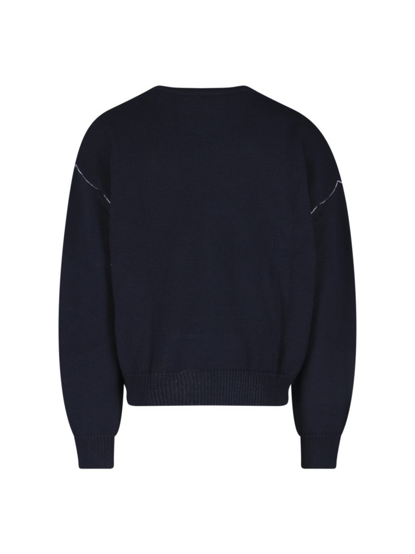 A.P.C. Logo Sweater – Blue