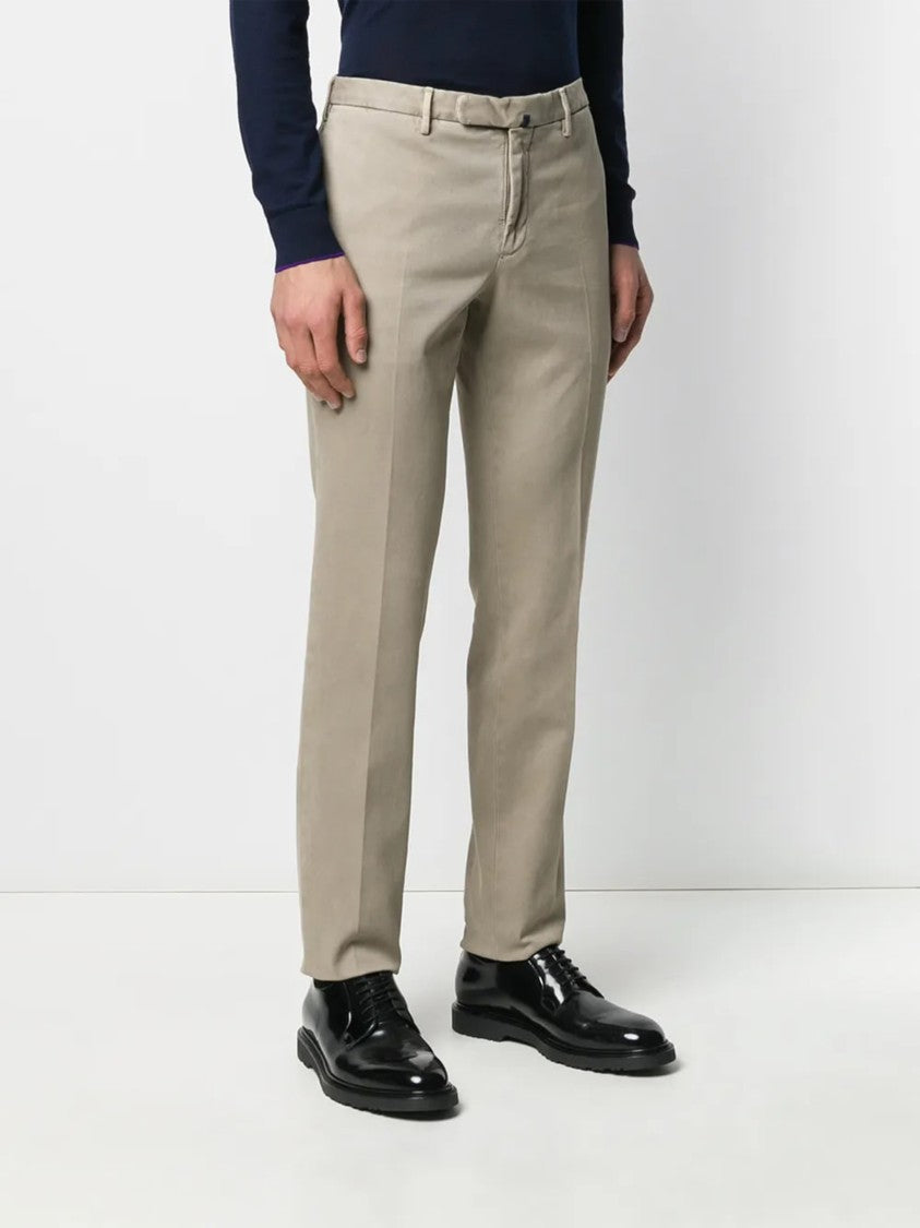 Incotex Beige Tight Fit Trousers