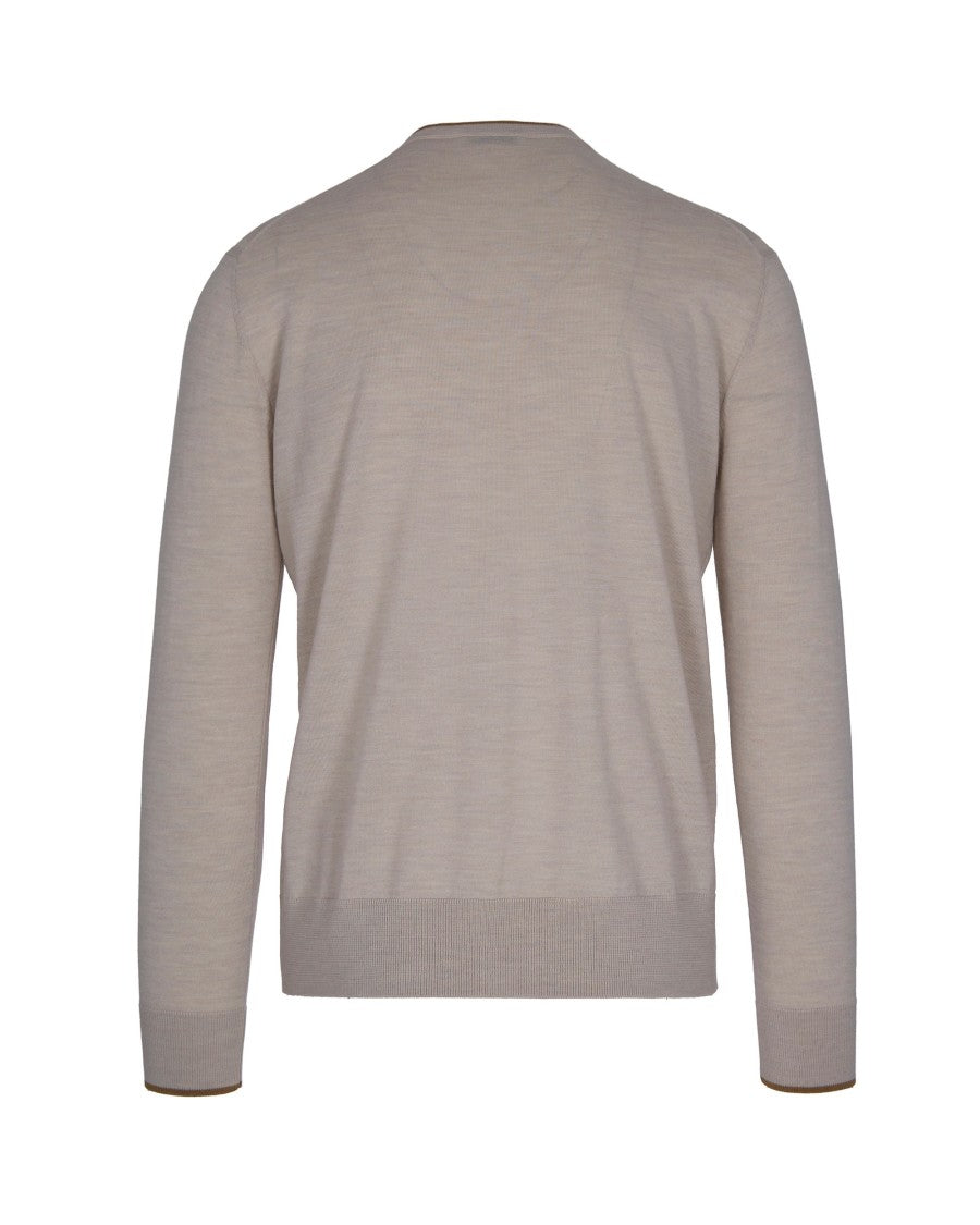 Paolo Pecora Sand Crew-Neck Sweater