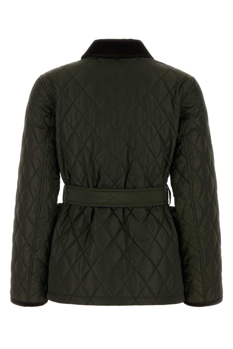 Burberry Olive Green Nylon Jacket