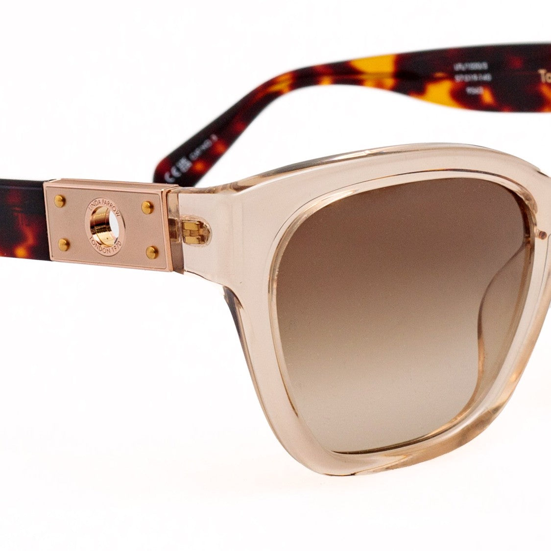 Linda Farrow Tamara Cateye Sunglasses In Br