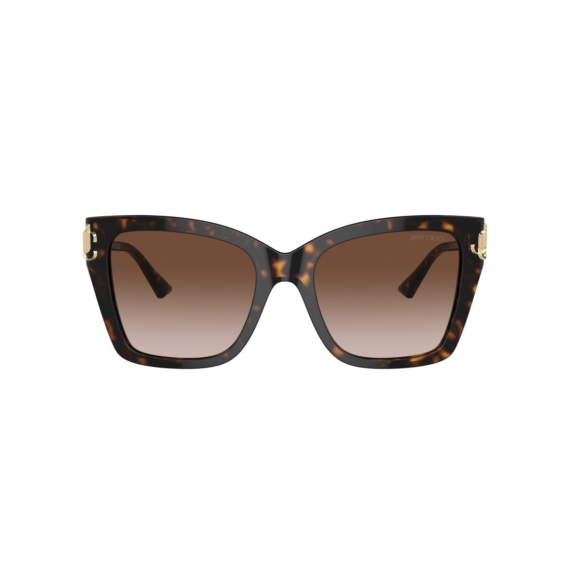 Jimmy Choo 0Jc5012 Bold Oversized Square Frame Tortoiseshell Sunglasses