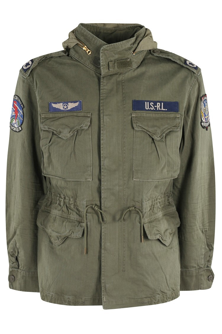Polo Ralph Lauren Military Field Jacket With Mock Neck