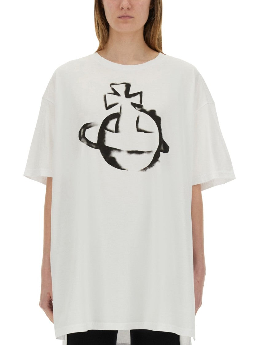 Vivienne Westwood "Stencil Orb" Oversized T-Shirt
