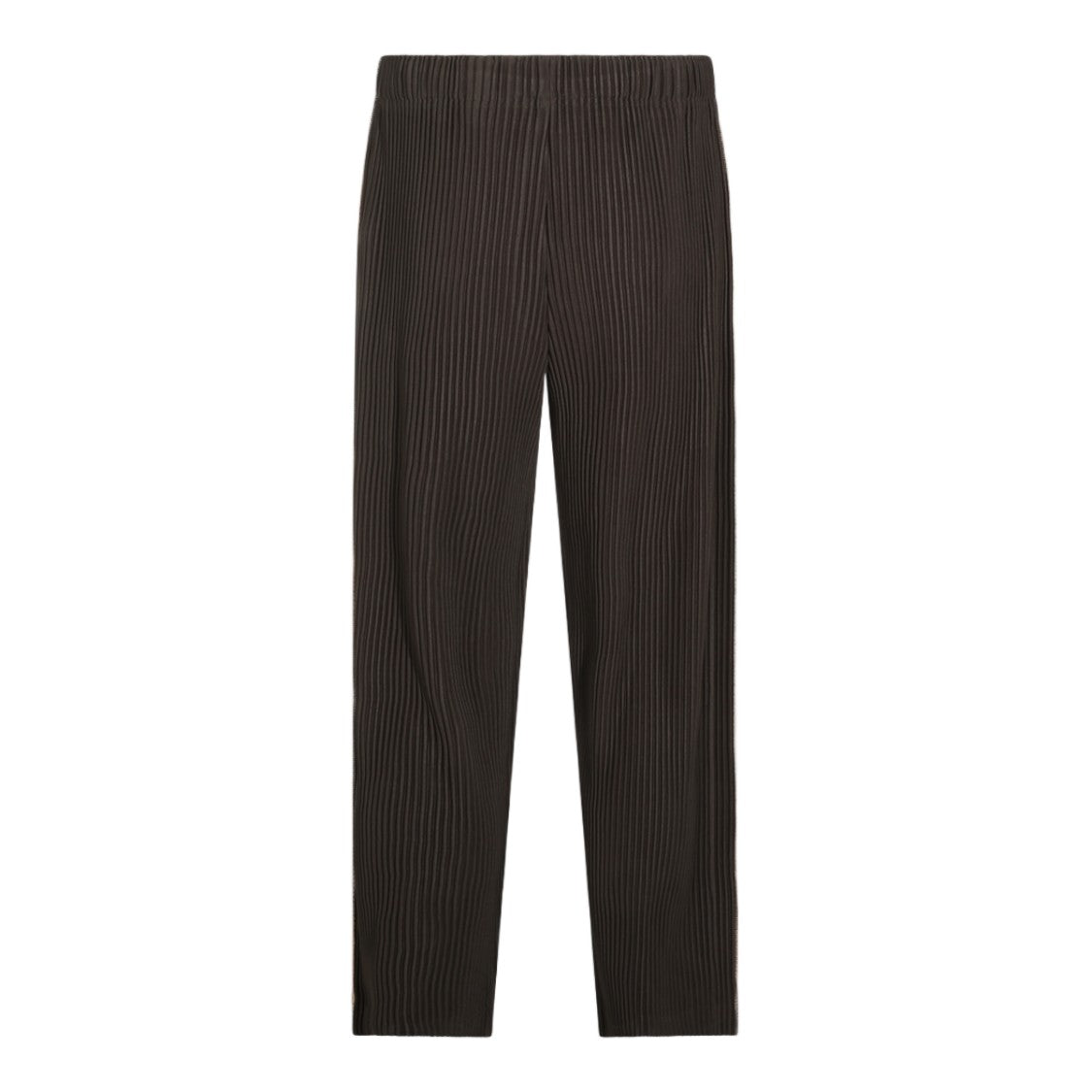 Homme Plissé Issey Miyake Straight-Leg Trousers With Pleated Texture And Elastic Waistband