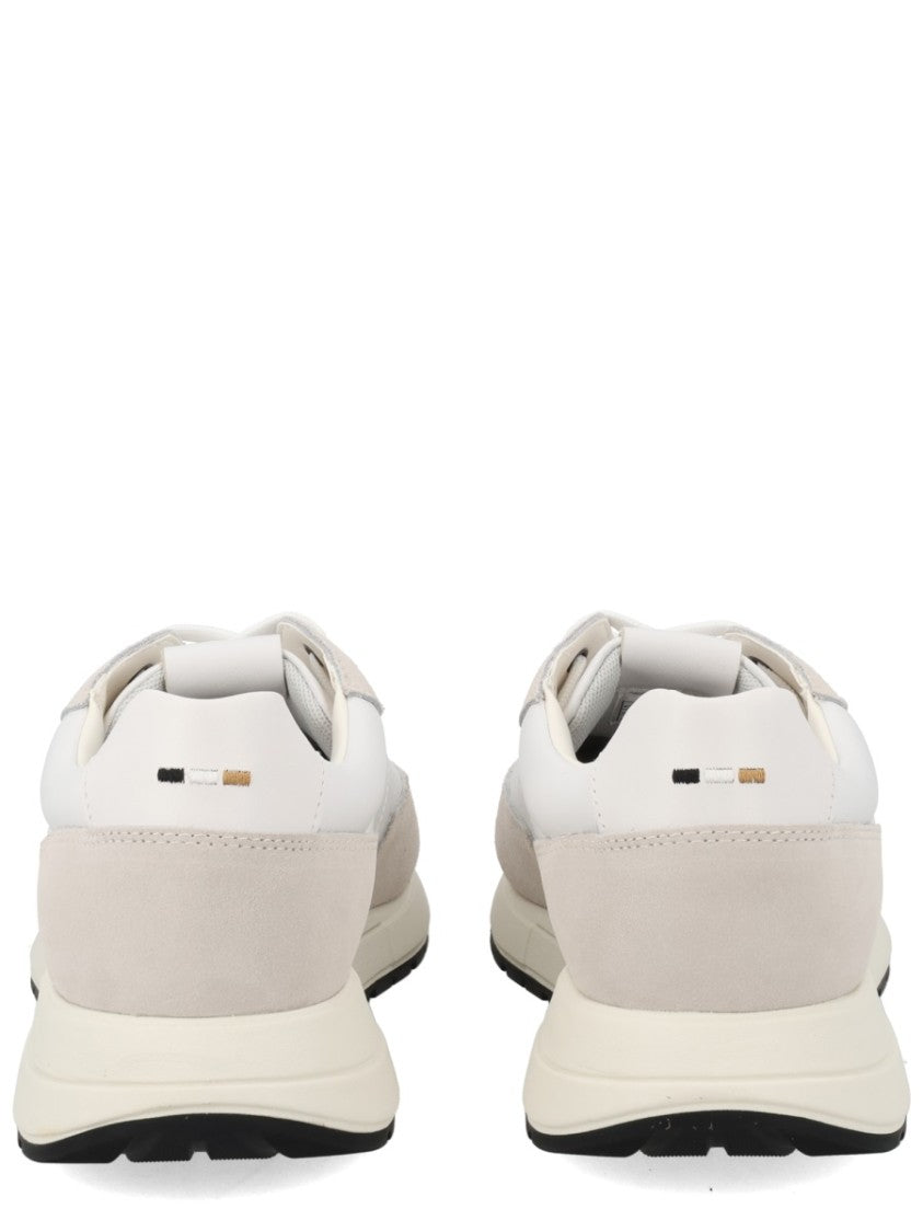 Boss Vinston Cow Leather Suede Sneakers