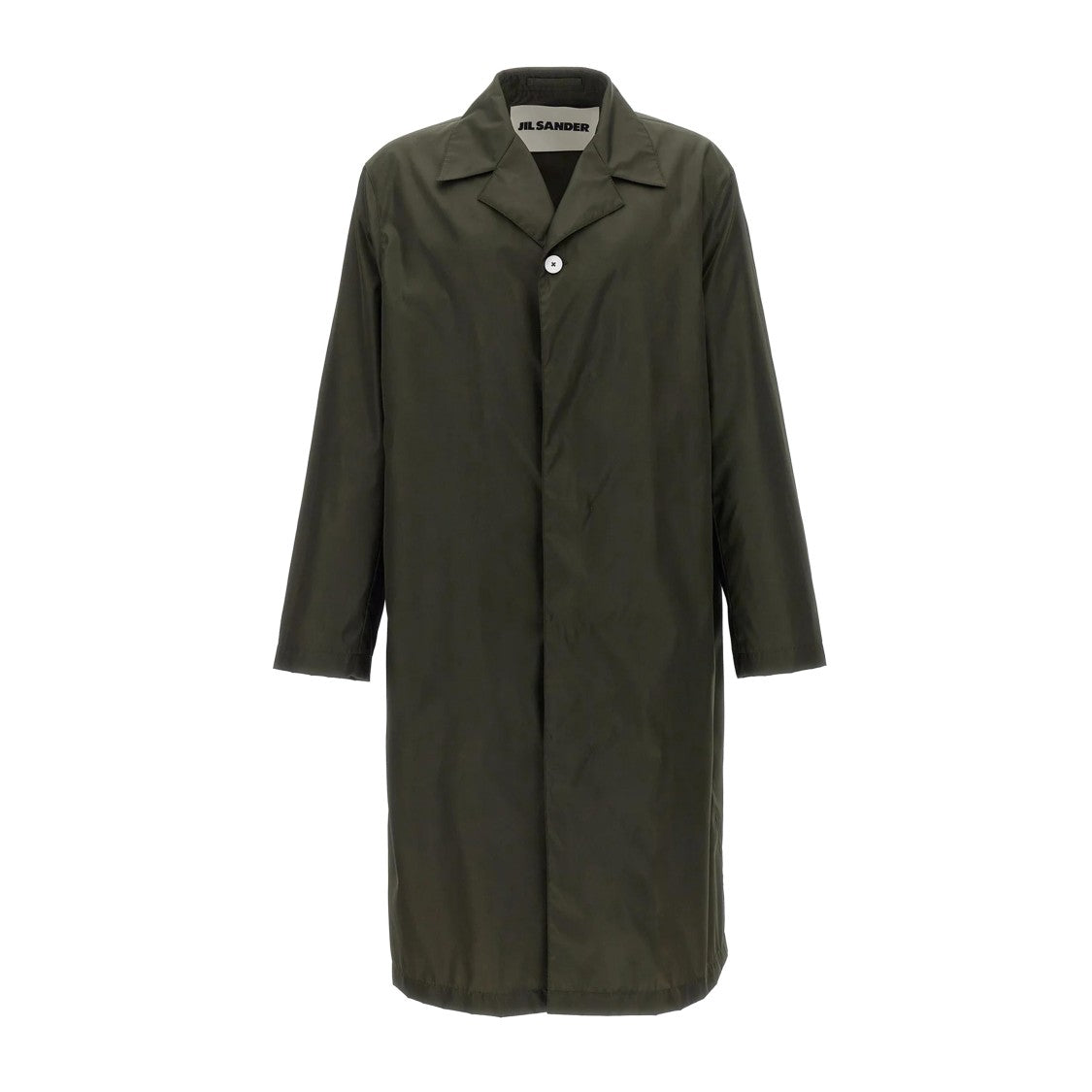Jil Sander Knee-Length Polyamide Coat With Classic Collar