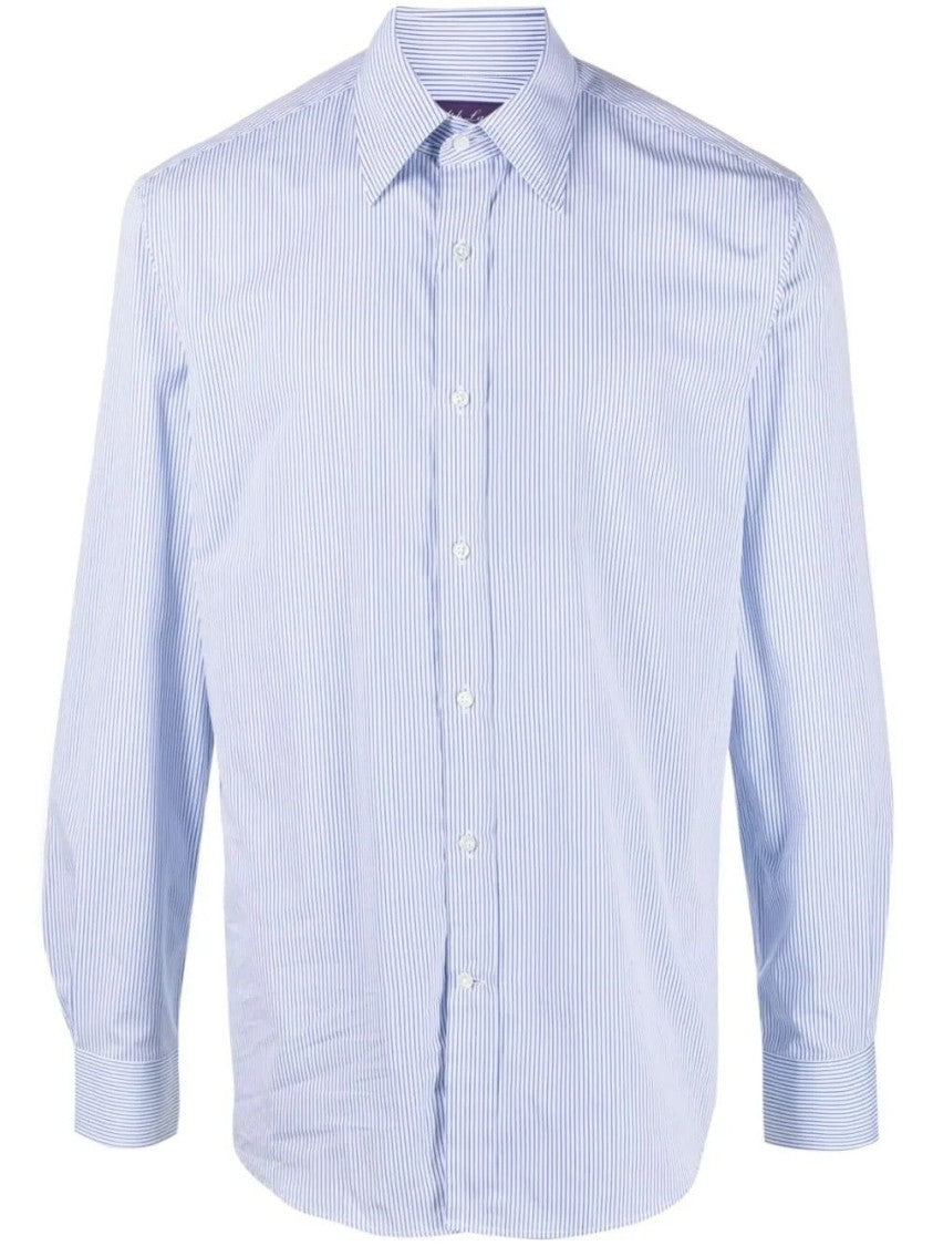 Ralph Lauren X Purple Label Classic Striped Long Sleeve Shirt