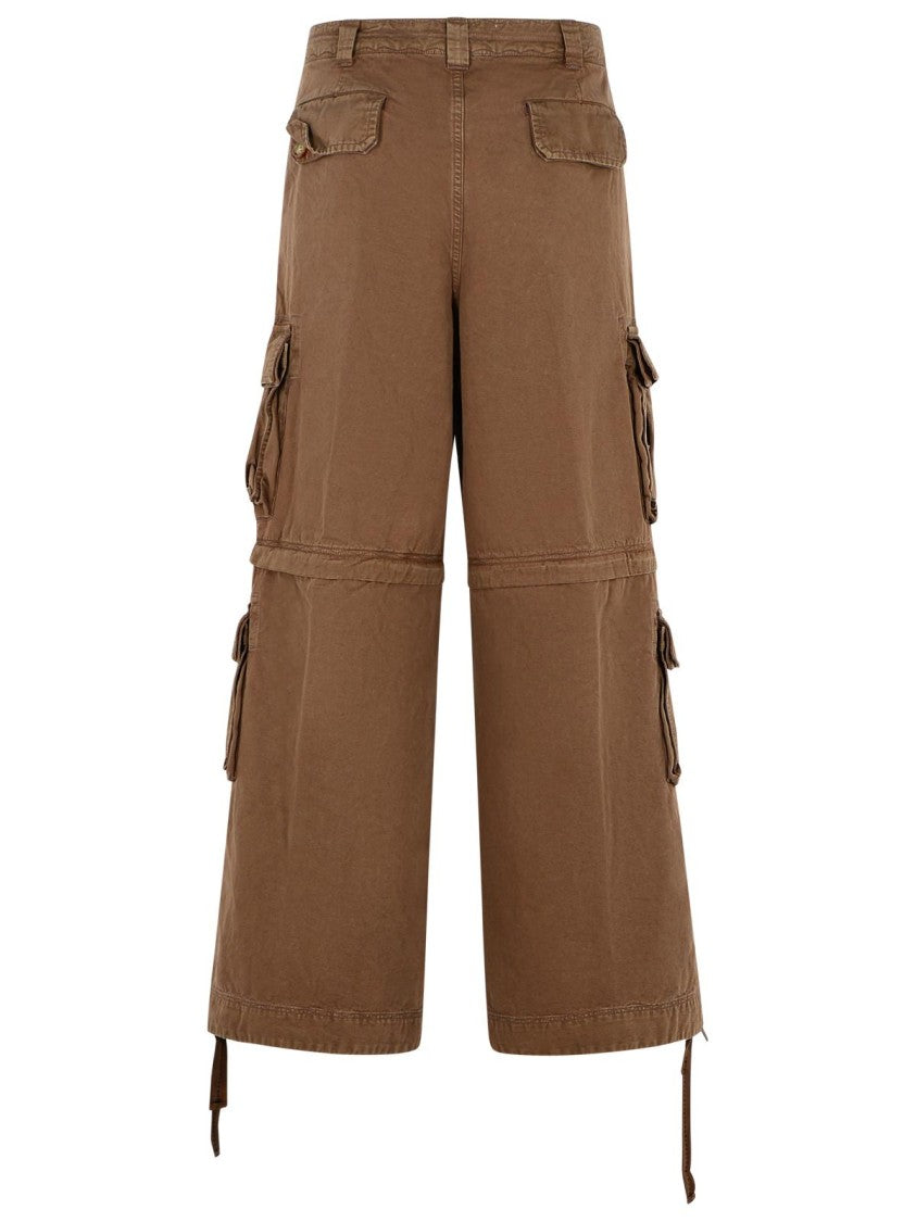 Erl Brown Cotton Trousers