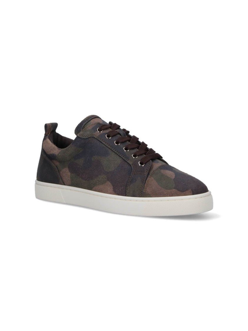 Christian Louboutin "Louis Junior" Sneakers – Brown