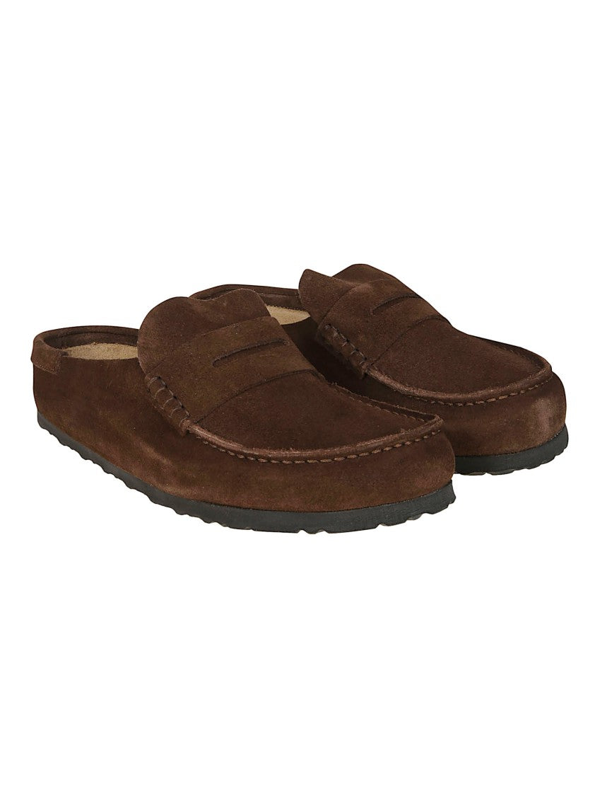 Birkenstock Brown Naples Suede Sandals