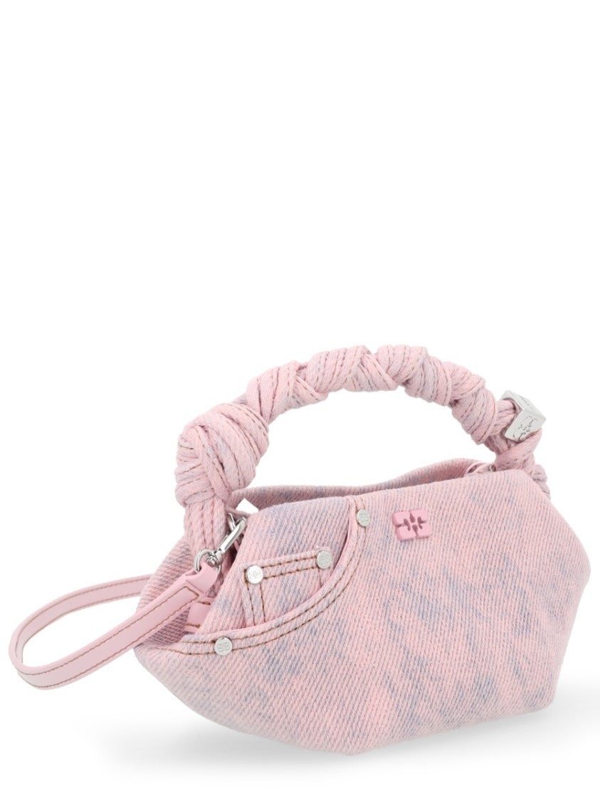 Ganni Mini Bou Elongated Organic Cotton Shoulder Bag