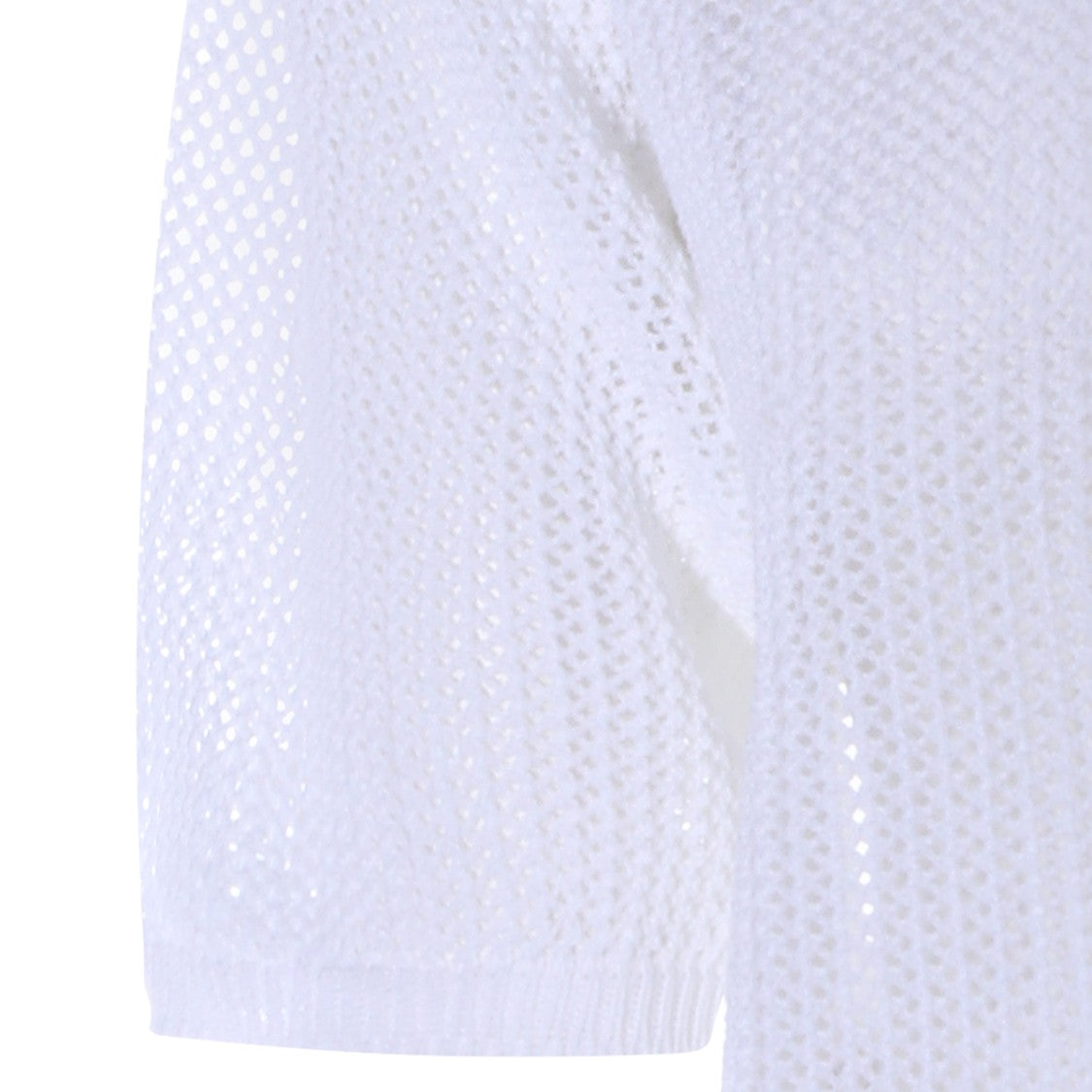 Antonelli Firenze Loose Weave Knit Sweater With Ribbed Trims