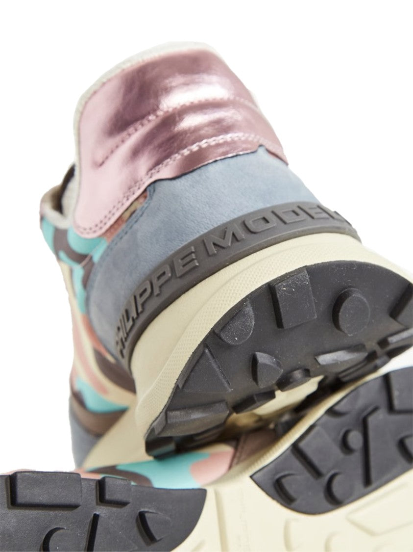 Philippe Model Antibes Low Camouflage Sneakers