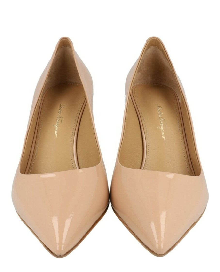 Ferragamo Ilary  Patent Leather Pumps - Narrow Width