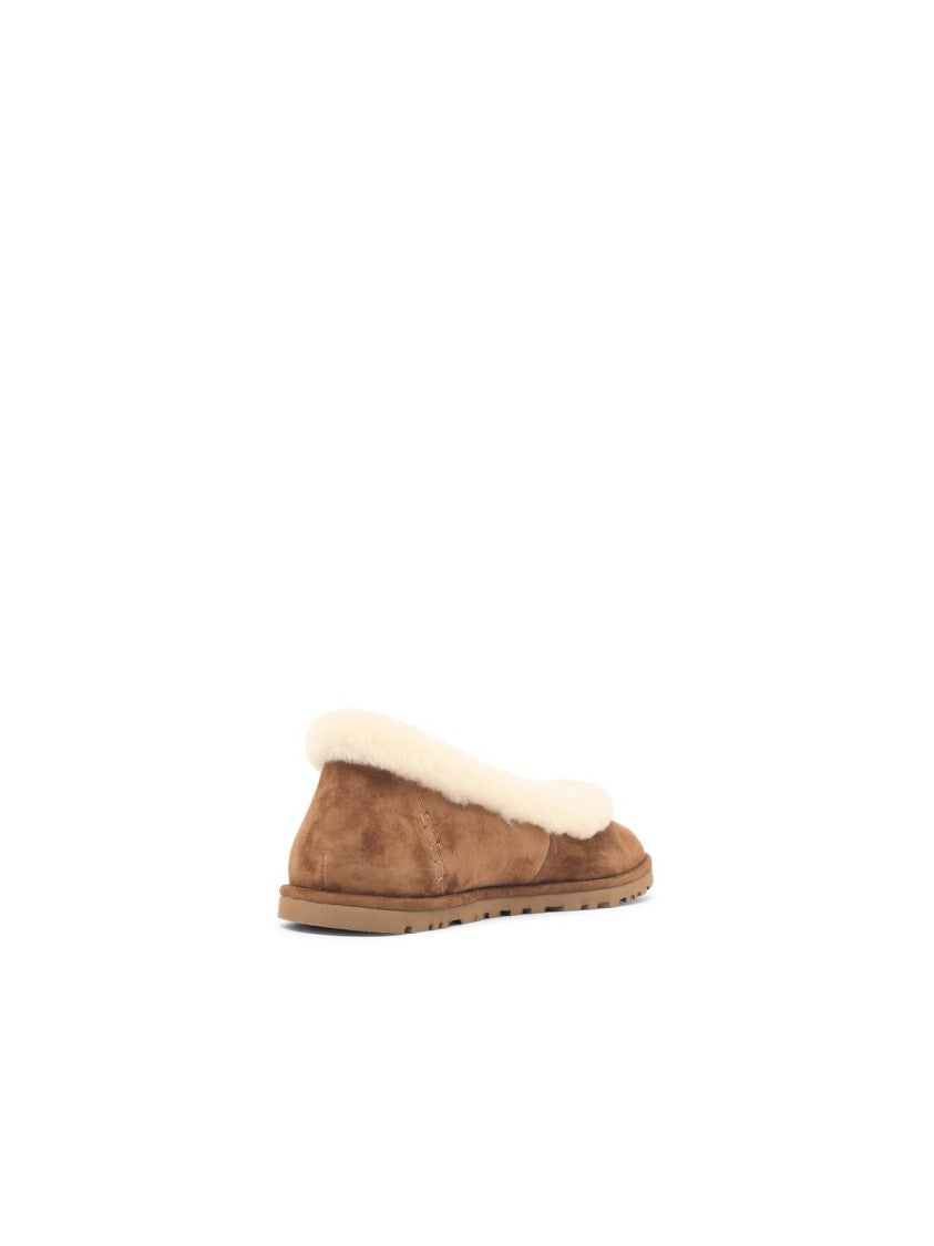 Ugg Chestnut Zora Suede Ballet Flats