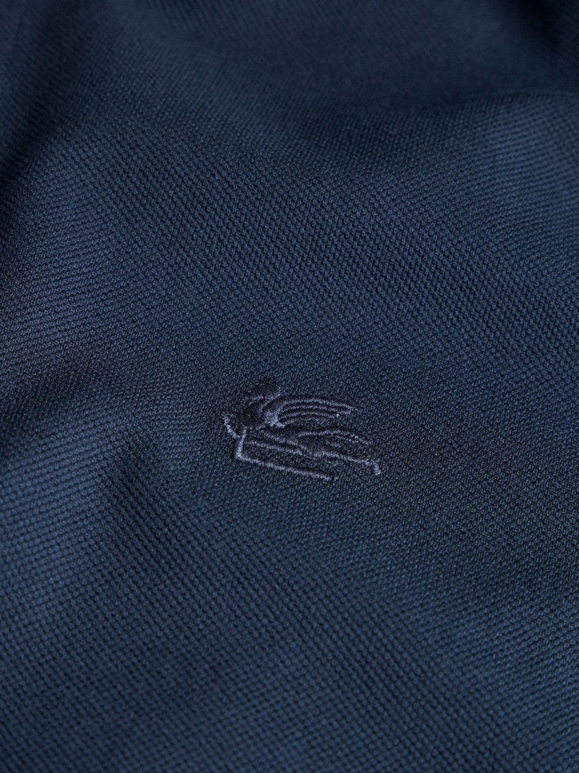 Etro Logo-Embroidered Polo Shirt