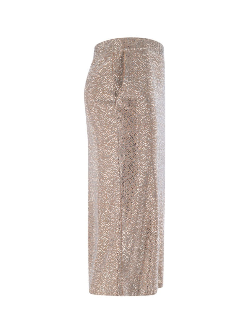 Giuseppe Di Morabito Strass Midi Skirt – Beige