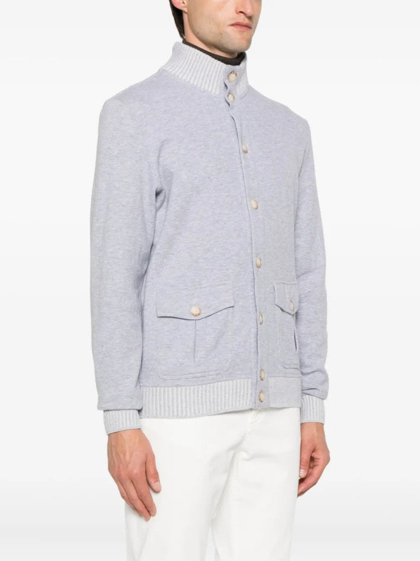 Gran Sasso Button-Fastening Ribbed-Hem Jacket