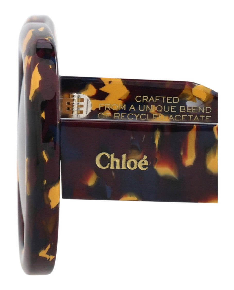 Chloé Square-Frame Sunglasses In Recycled Acetate With Tortoiseshell Pattern
