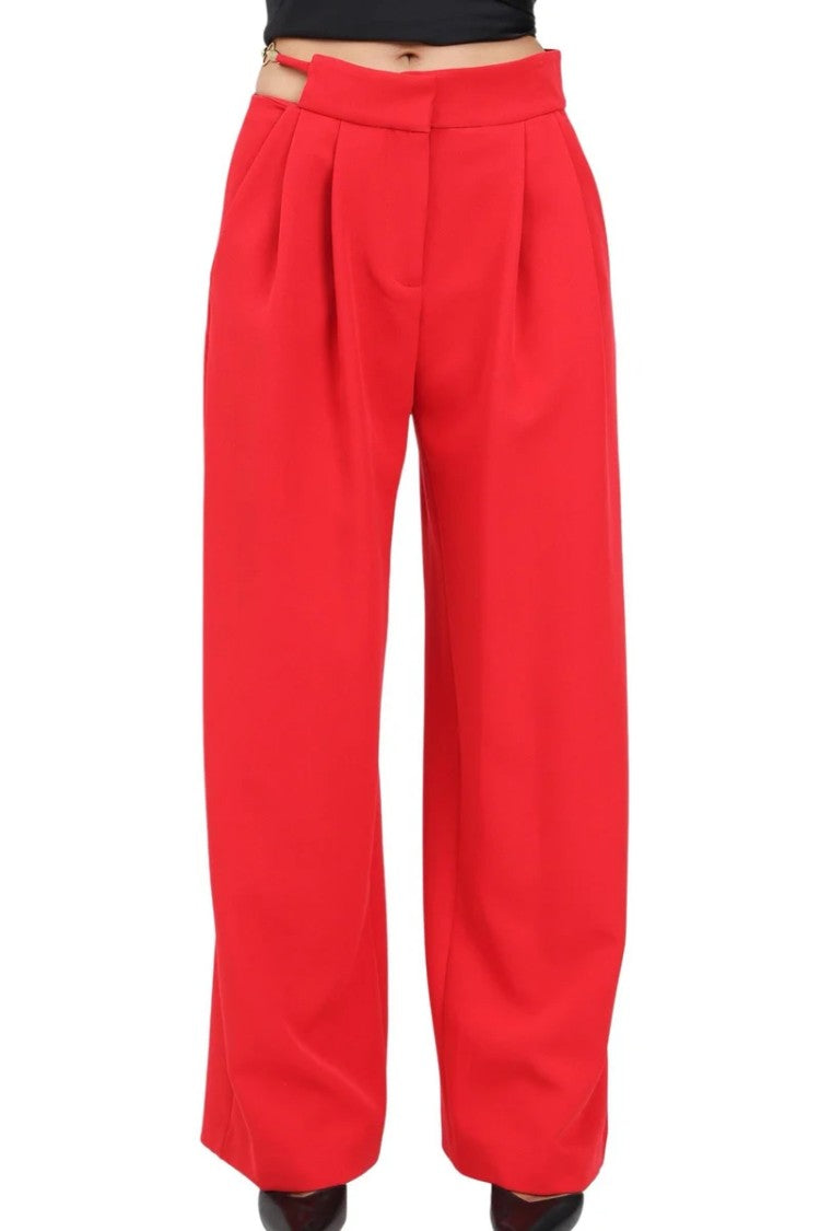 Just Cavalli High-Waisted Trousers - Yellow