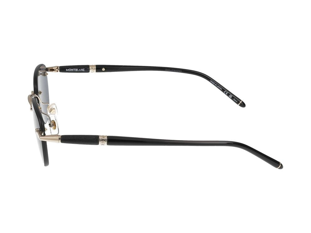 Montblanc Sunglasses Montblanc Mb0412s 001 Gold Black Grey 48/20/150
