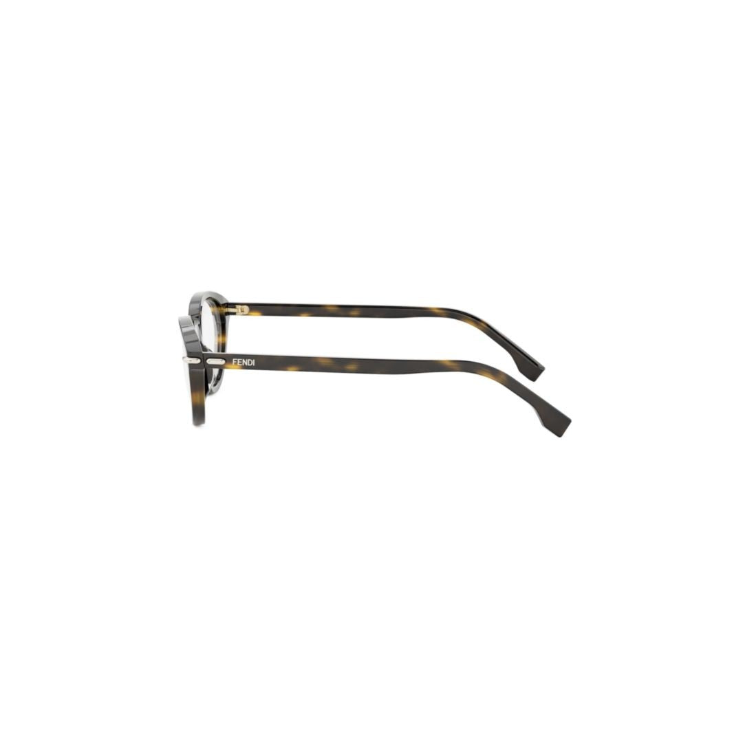 Fendi Fe50126i Rounded Tortoiseshell-Patterned Cat-Eye Eyeglasses