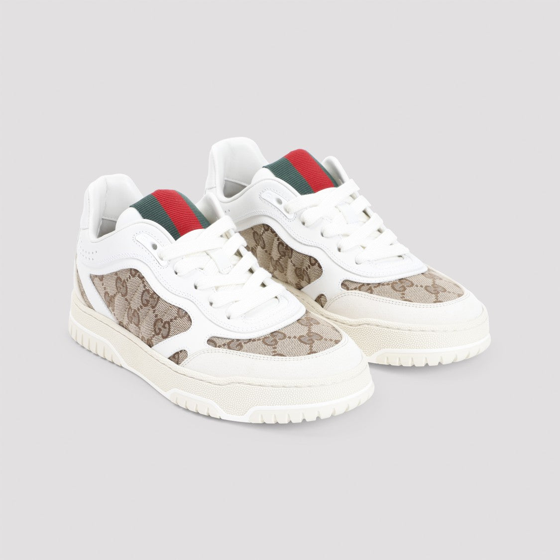 Gucci Trainers With Iconic Gg Canvas And Luxe Materials