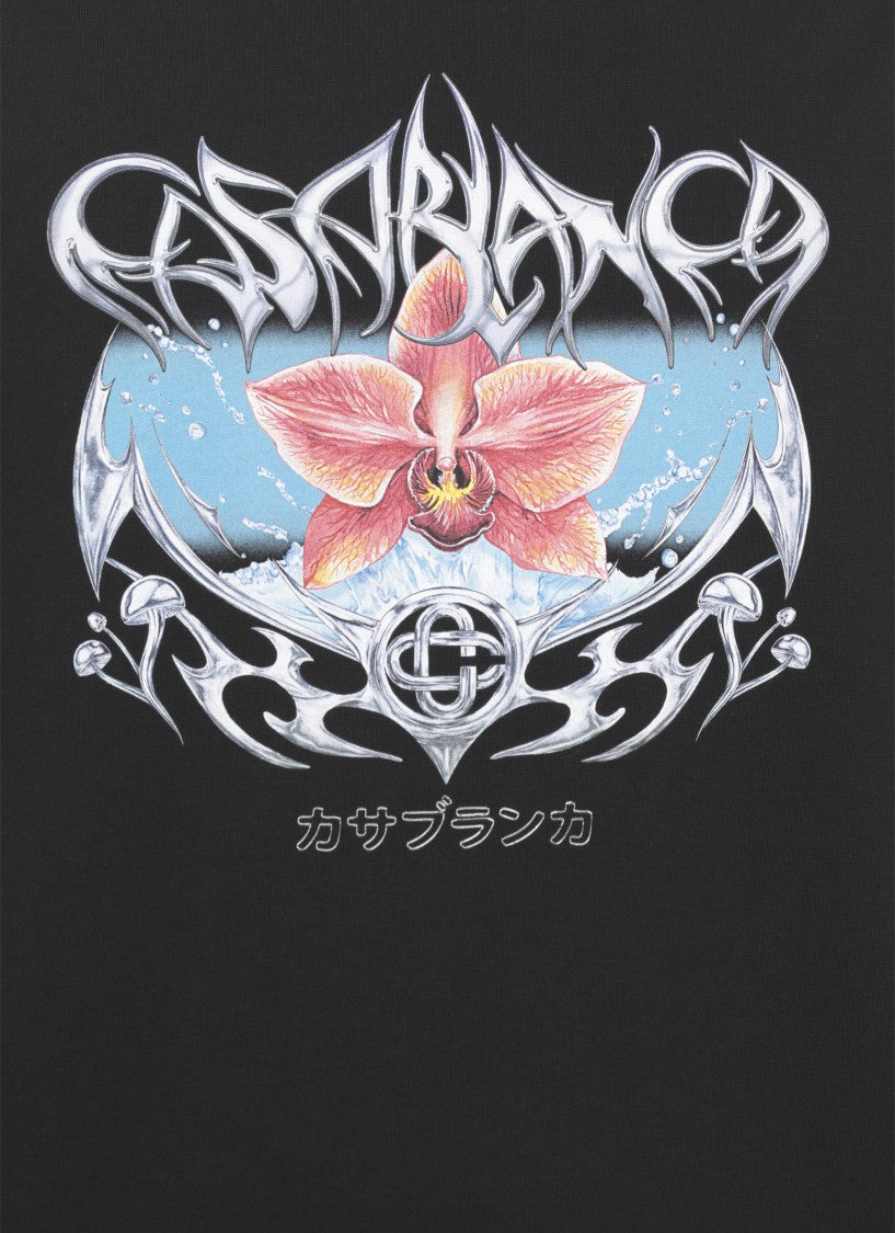 Casablanca Graphic Print Cotton T-Shirt