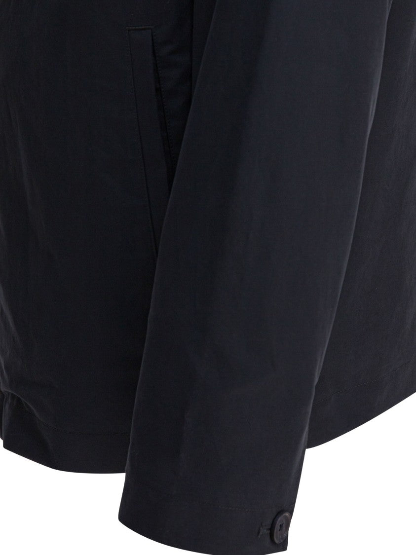 Vince Convertible Collar Cotton Blend Jacket