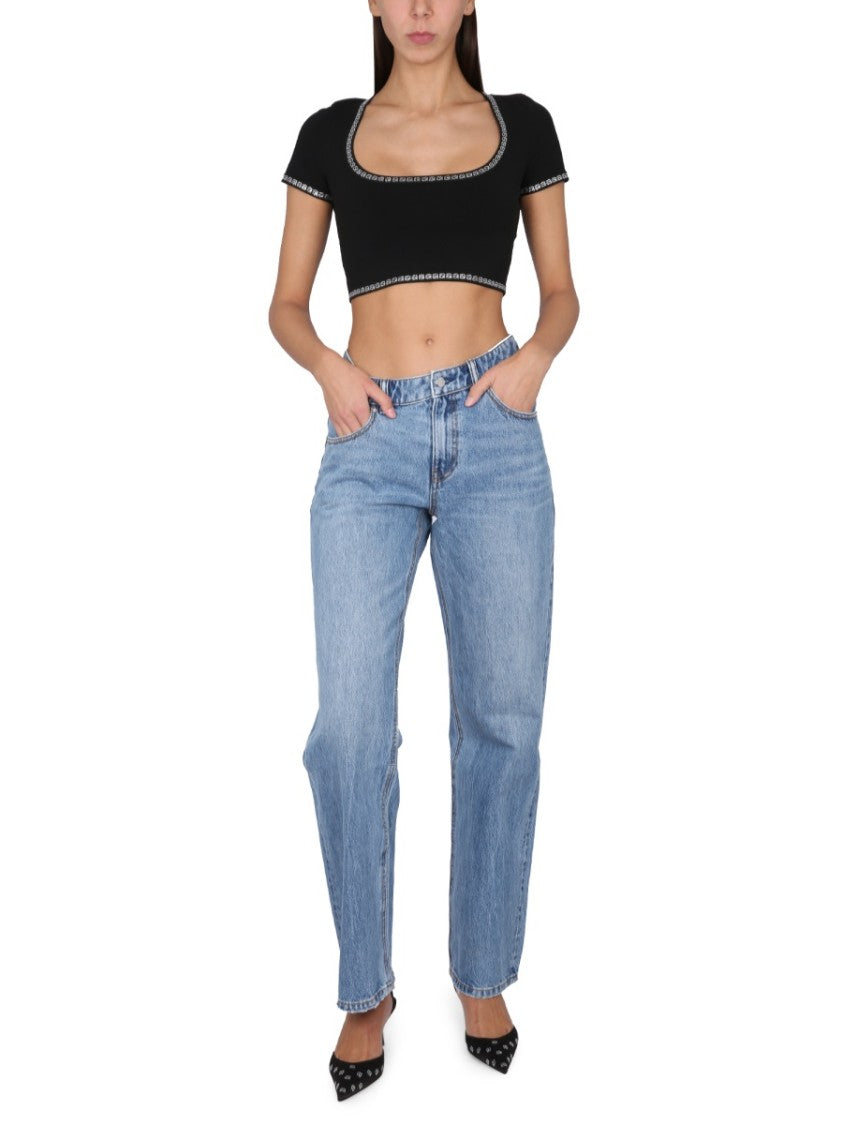 Alexander Wang Bright Logo Top