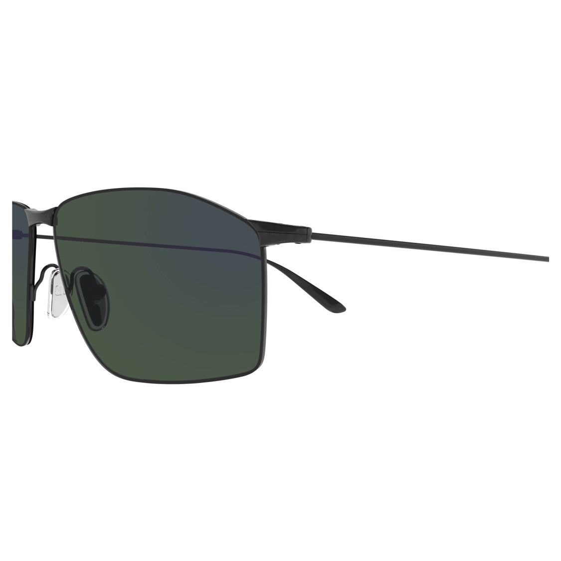 Balenciaga Bb0413s Rectangular Metal Frame Sunglasses