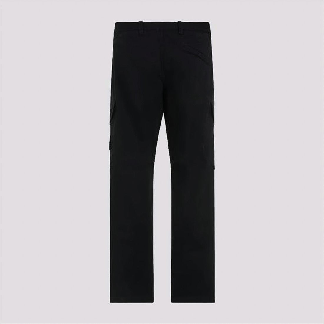 Stone Island Straight-Leg Cargo Pants With Compass Logo Patch