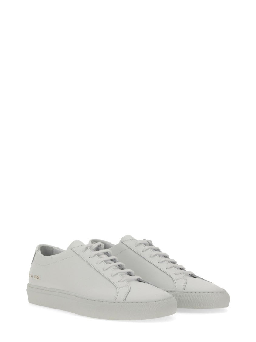 Common Projects White Low Achilles Original Leather Sneakers