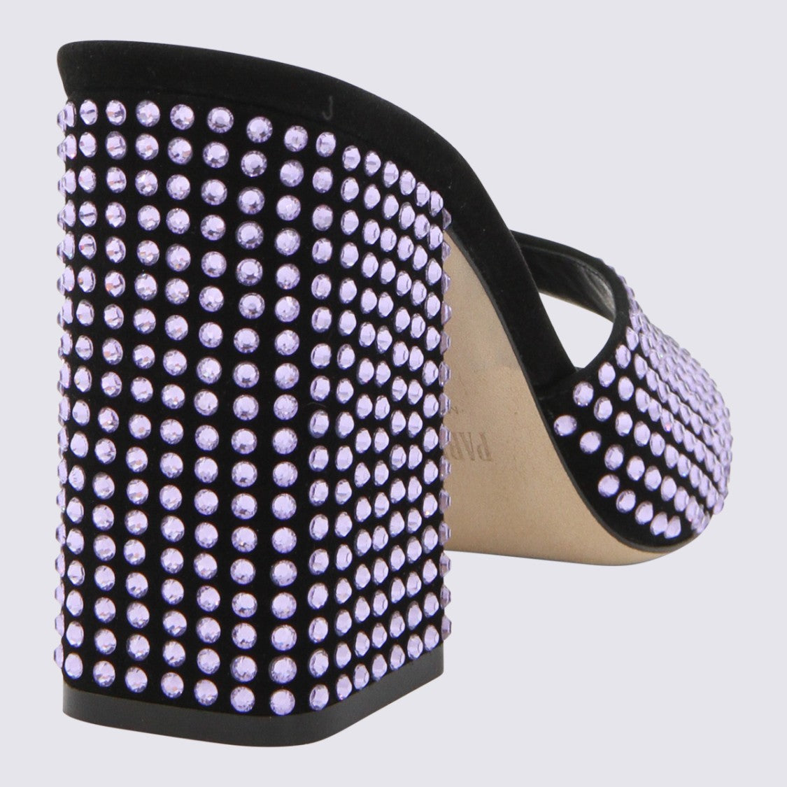 Paris Texas Open Toe Sandals With Chunky Block Heel