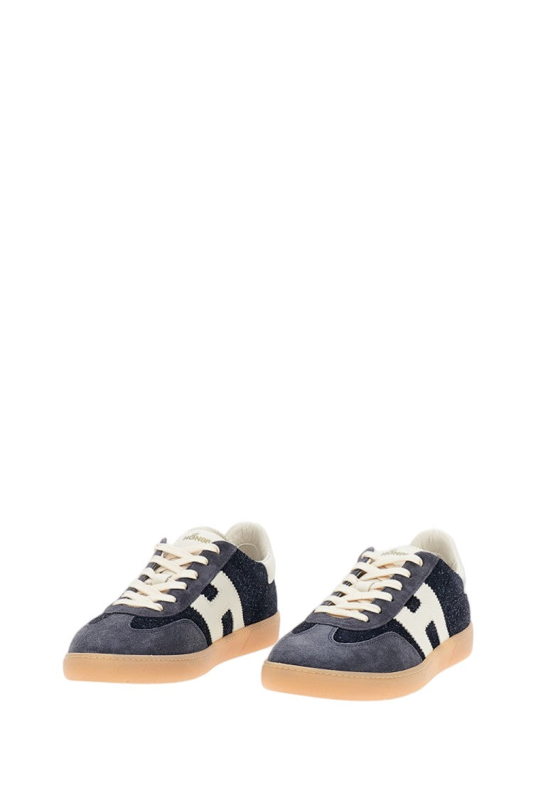 Hogan Blue Suede Leather Cool Sneakers
