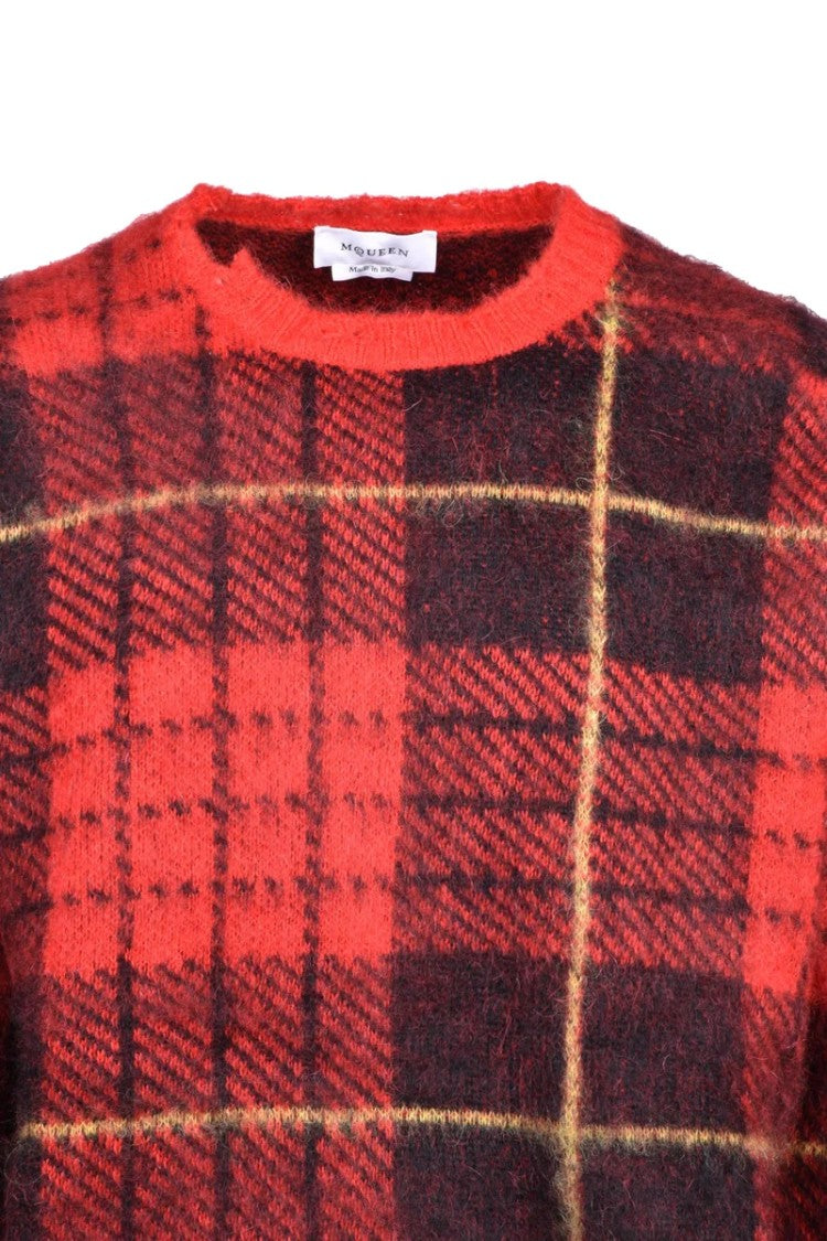 Alexander Mcqueen Mohair Silk Sweater - Red