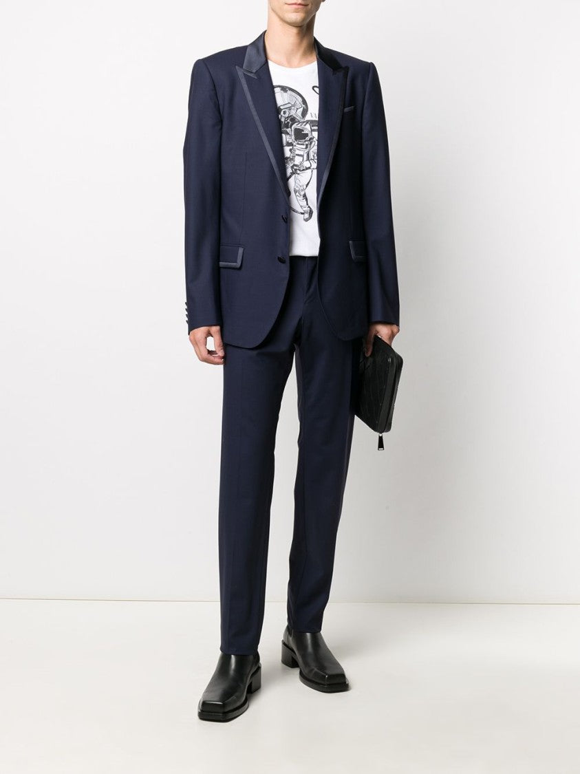 Dolce & Gabbana Tailored Two-Piece Suit With Silk-Effect Trims