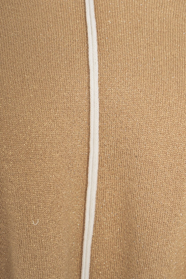 Moschino Knit Poncho With Oversized Fit