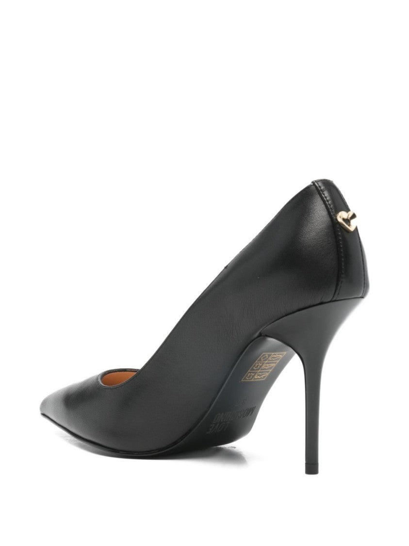 Love Moschino Pointed Toe Pumps With Medium Stiletto Heel