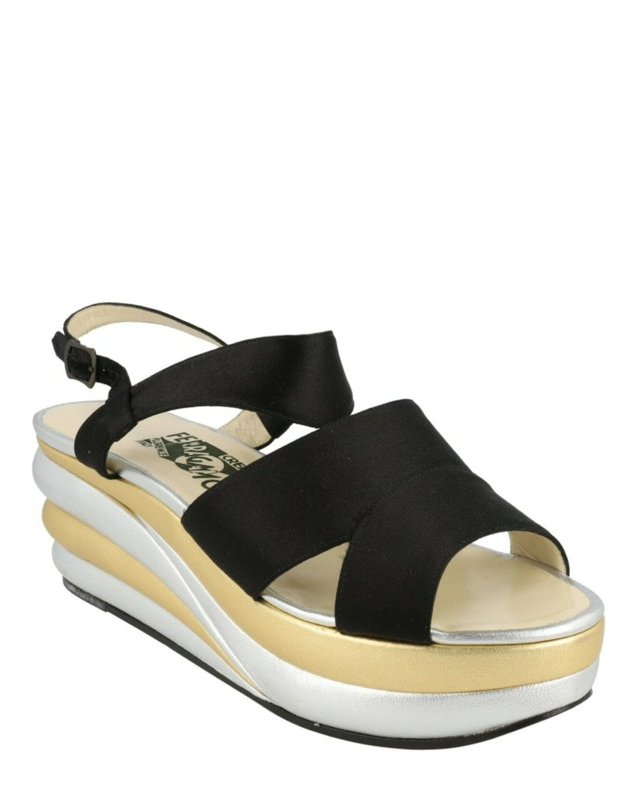 Ferragamo Balance Archive Limited Edition 1938 Wedge Sandals
