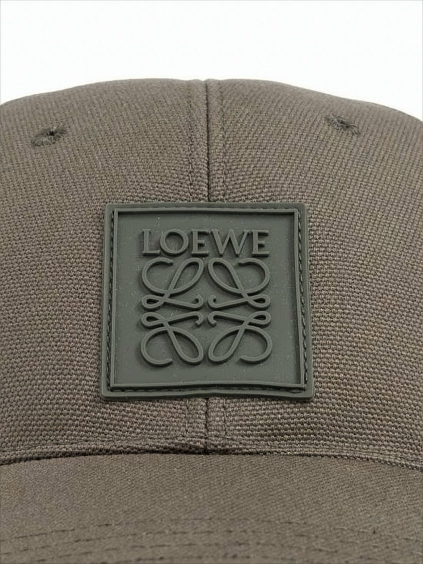 Loewe Structured Cotton Baseball Cap With Embossed Patch