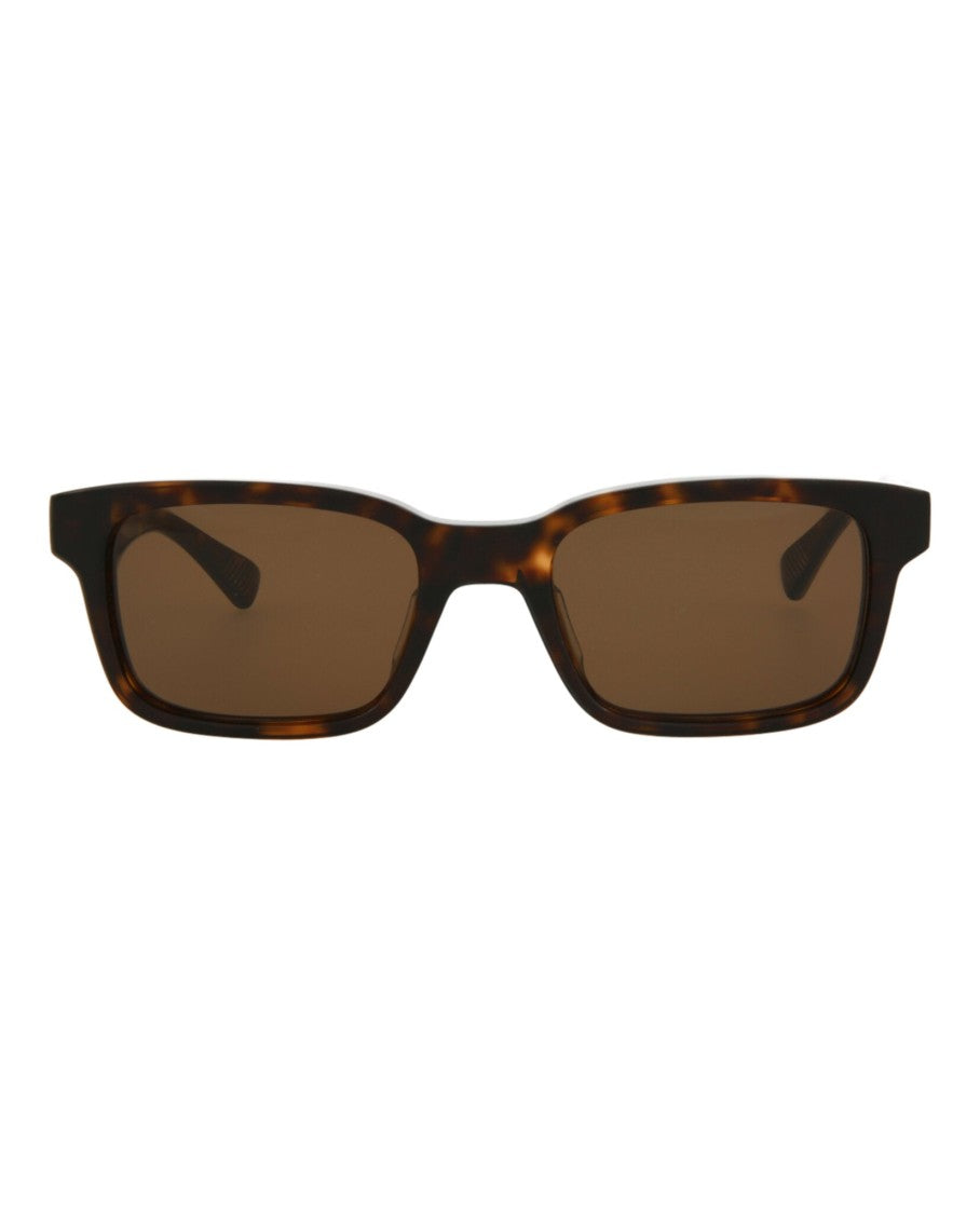 Bottega Veneta Square-Frame Acetate Sunglasses With Tortoiseshell Pattern And Gold-Tone Detail