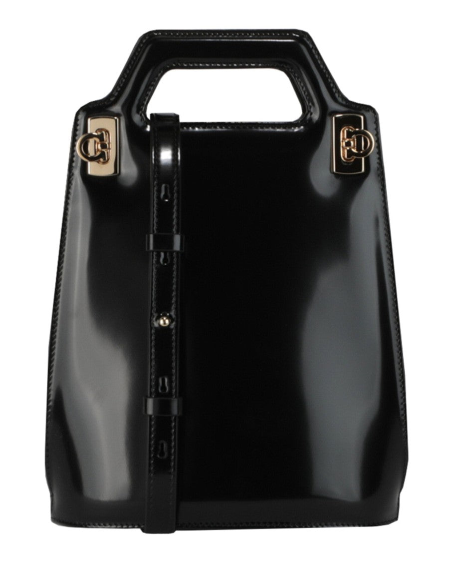 Ferragamo Wanda Mini Leather Shoulder Bag