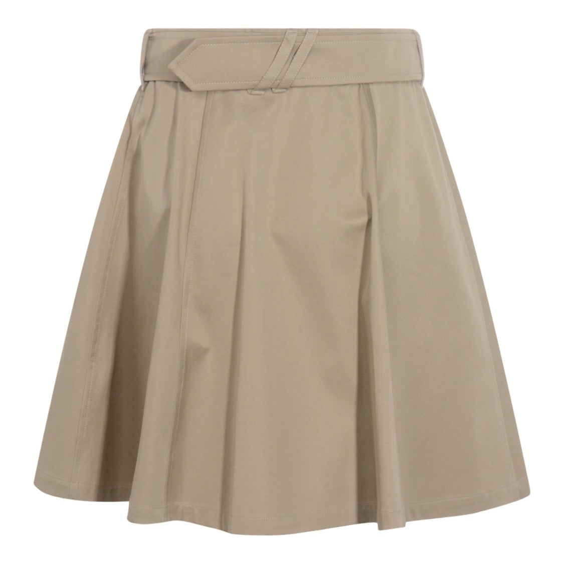 Burberry A-Line Skirt With Belted Waist