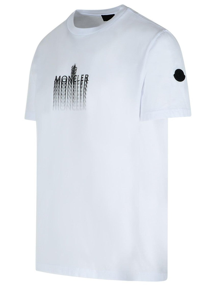 Moncler White Crew Neck T-Shirt