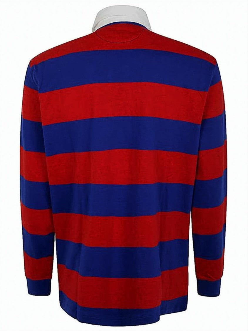 Polo Ralph Lauren Long-Sleeve Striped Polo Shirt With Classic Collar
